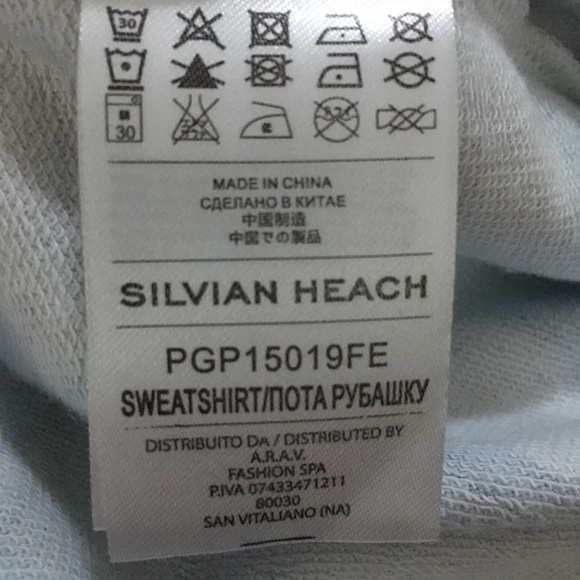 Silvian Heach Italy Floral Top Tee Terry - XS - Picture 7 of 8